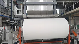 Prueba de formador de papel tissue (ancho de 2850mm)